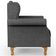 Kit 02 Poltronas Decorativas Para Sala de Estar Yara P02 Linho Cinza Escuro - Lyam Decor