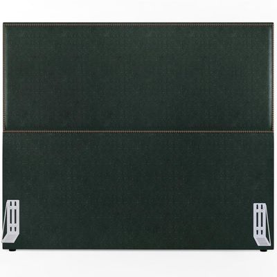 Cabeceira Box Casal King Com Tachas 195 cm Vicenza L02 Linho Verde Musgo - Lyam Decor