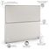 Cabeceira Box Casal Com Tachas 140 cm Vicenza L02 Bouclê Cru - Lyam Decor
