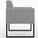 Poltrona Para Sala De Estar Base Fixa De Metal Helô L02 Pied Poule - Lyam Decor