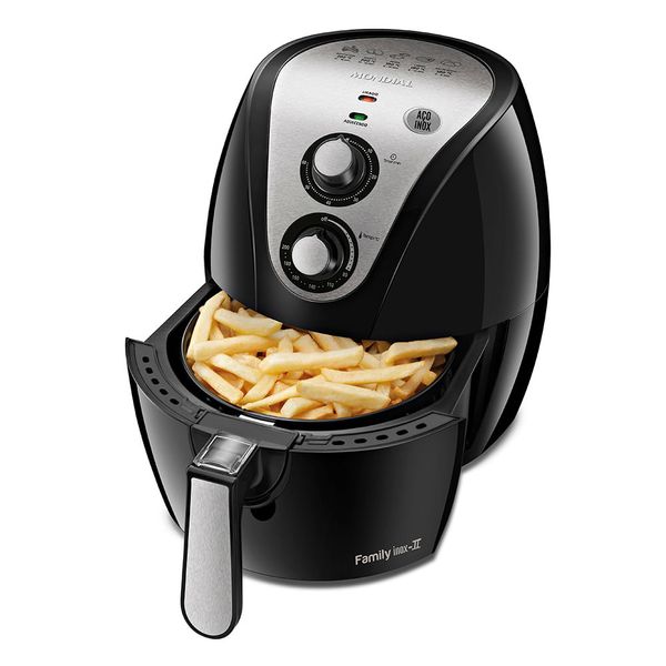 Fritadeira Elétrica Mondial Family Inox II 3,2L AF-25 Fritadeira Elétrica Mondial Family Inox II 3,2L AF-25