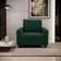 Kit 02 Poltronas Decorativa Para Sala De Estar E Recepção Malta L02 Bouclê Verde - Lyam Decor