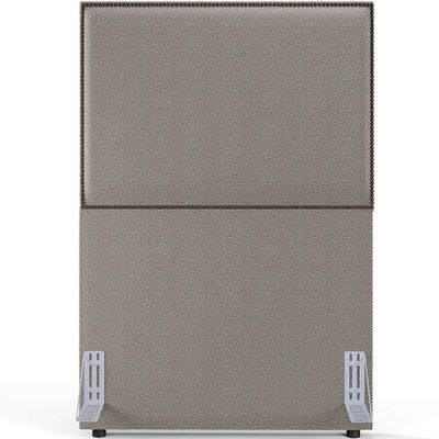 Cabeceira Box Solteiro Com Tachas 100 cm Vicenza L02 Bouclê Bege - Lyam Decor