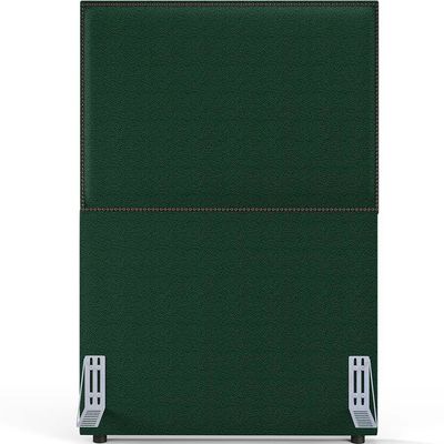 Cabeceira Box Solteiro Com Tachas 100 cm Vicenza L02 Bouclê Verde - Lyam Decor