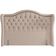 Cabeceira Cama Box Casal 140 cm P05 Lisboa Linho Bege - Lyam Decor