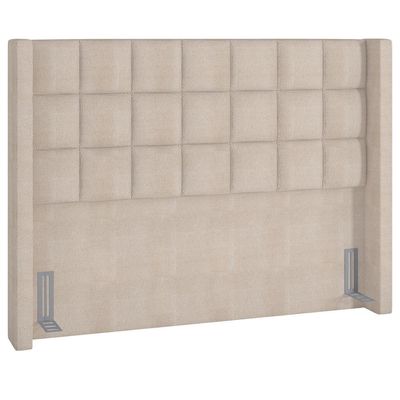 Cabeceira Cama Box Casal 140 cm P05 Paris Linho Creme - Lyam Decor