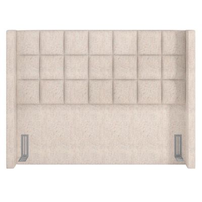 Cabeceira Cama Box Casal 140 cm P05 Paris Linho Bege Claro - Lyam Decor