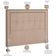 Cabeceira Cama Box Casal 140 cm P05 Atenas Veludo Bege - Lyam Decor