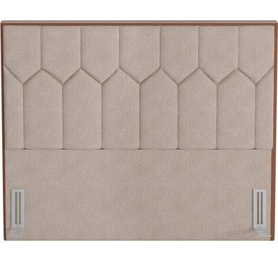 Cabeceira Cama Box Casal Queen 160 cm P05 Londres Linho Bege - Lyam Decor