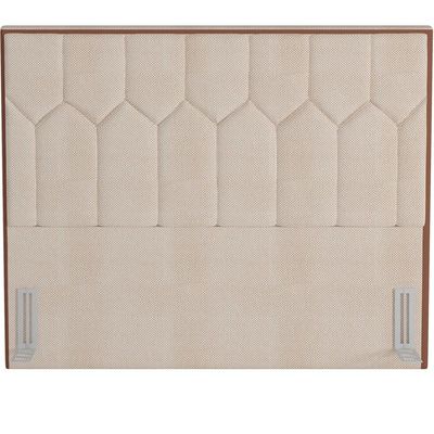 Cabeceira Cama Box Casal Queen 160 cm P05 Londres Linho Creme - Lyam Decor