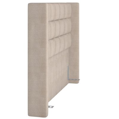 Cabeceira Cama Box Casal Queen 160 cm P05 Paris Linho Creme - Lyam Decor
