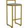 Kit 02 Banquetas Alta Para Cozinha Sala De Jantar Hanna L02 Dourado Corano Cinza - Lyam Decor