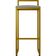Kit 04 Banquetas Alta Para Cozinha Sala De Jantar Hanna L02 Dourado Corano Cinza - Lyam Decor