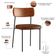 Kit 08 Cadeira Para Sala De Jantar Melina L02 Couríssimo Camel Couríssimo Marrom - Lyam Decor