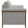 Poltrona Para Sala De Estar Decorativa Base Fixa Stefan M03 Linho Cinza - Lyam Decor