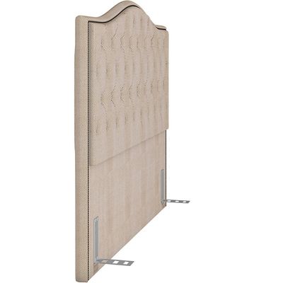 Cabeceira Cama Box Casal King 195 cm P05 Grécia Linho Creme - Lyam Decor