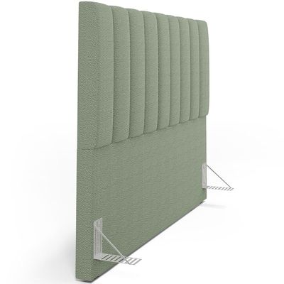 Cabeceira Cama Box Casal Queen 160 cm Dália W01 Bouclê Oliva - Lyam Decor