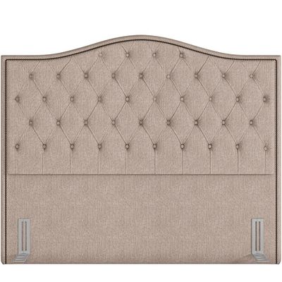Cabeceira Cama Box Casal King 195 cm P05 Grécia Linho Bege - Lyam Decor