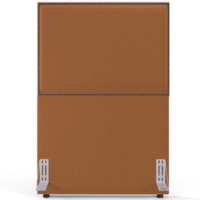 Cabeceira Cama Box Solteiro Com Tachas 100 cm Vicenza L02 Bouclê Terracota - Lyam Decor