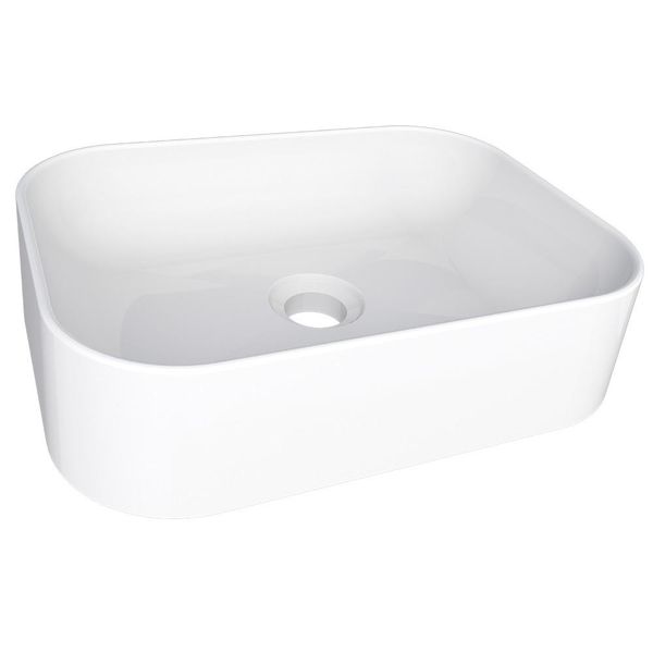 Cuba de Apoio Para Pia Banheiro Lavabo Sintético Sink C05 Branco - Lyam Decor