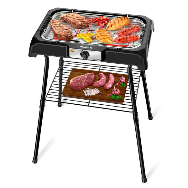Churrasqueira Elétrica Mondial Grand Steak & Grill II CH-06 Churrasqueira Elétrica Mondial Grand Steak & Grill II CH-06