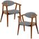 Kit 02 Poltronas Decorativas Para Sala de Estar Jantar Cecília L02 Pied Poule - Lyam Decor