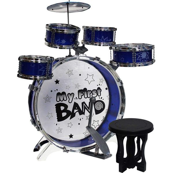 Minha Primeira Bateria - Azul - Zoop Toys ZP00196 Minha Primeira Bateria - Azul - Zoop Toys ZP00196