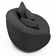 Poltrona Decorativa Para Sala de Estar Fixa Pés Madeira Witta M03 Linho Chumbo - Lyam Decor