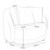 Poltrona Decorativa Para Sala de Estar Fixa Pés Madeira Witta M03 Linho Cru - Lyam Decor