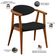 Poltrona Decorativa Para Sala de Estar Jantar Cecília L02 Facto Preto - Lyam Decor