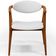 Poltrona Decorativa Para Sala de Estar Jantar Cecília L02 Facto Branco - Lyam Decor