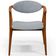 Poltrona Decorativa Para Sala de Estar Jantar Cecília L02 Suede Cinza - Lyam Decor