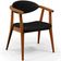 Poltrona Decorativa Para Sala de Estar Jantar Cecília L02 Couríssimo Preto - Lyam Decor
