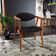 Poltrona Decorativa Para Sala de Estar Jantar Cecília L02 Couríssimo Preto - Lyam Decor