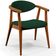 Poltrona Decorativa Para Sala de Estar Jantar Cecília L02 Suede Verde Musgo - Lyam Decor