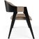 Cadeira Para Sala de Jantar Estar Living Estofada Suran L02 Preto Linho Bege Escuro - Lyam Decor