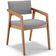 Cadeira Para Sala de Jantar Estar Living Giorgia B04 Bouclê Cinza - Lyam Decor