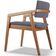 Cadeira Para Sala de Jantar Estar Living Giorgia B04 Suede Cinza - Lyam Decor