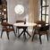 Kit 2 Cadeiras Sala de Jantar Estar Living Estofada Suran L02 Preto Couríssimo Marrom - Lyam Decor