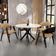 Kit 4 Cadeiras Sala de Jantar Estar Living Estofada Suran L02 Preto Bouclê Mostarda - Lyam Decor