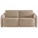 Sofá Cama para Sala de Estar 2 Lugares 196cm Montserrat K01 Veludo Bege - Lyam Decor