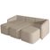 Sofá Cama para Sala de Estar 3 Lugares 306cm Montserrat K01 Linho Bege - Lyam Decor