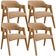 Kit 04 Cadeiras Para Sala de Jantar e Estar Living Estofada Suran L02 Bouclê Mostarda - Lyam