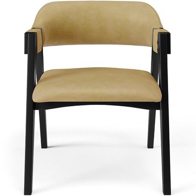 Kit 04 Cadeiras Para Sala de Jantar e Estar Living Estofada Suran L02 Preto Couríssimo Fendi - Lyam
