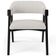 Kit 04 Cadeiras Para Sala de Jantar e Estar Living Estofada Suran L02 Preto Bouclê Cru - Lyam