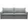 Sofá Cama Retrátil Reclinável Para Sala de Estar 208cm Lari F04 Linho Cinza - Lyam Decor