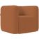 Poltrona Decorativa Para Sala de Estar Fixa Living Peônia K01 Bouclê Mostarda - Lyam Decor