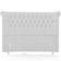 Cabeceira Cama Box Queen 160cm Estofada Meora P05 Linho Cinza Claro - Lyam Decor