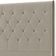 Cabeceira Cama Box Casal 140cm Estofada Frizza P05 Veludo Bege - Lyam Decor