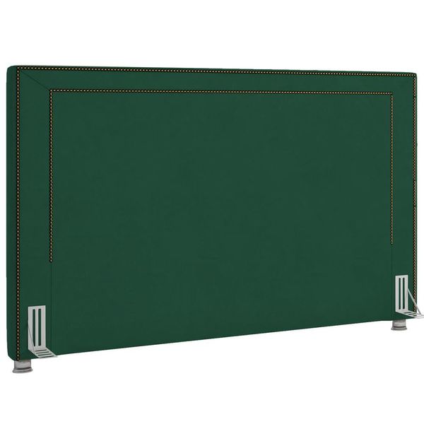 Cabeceira Cama Box Casal 160 cm P05 Berlim Veludo Verde - Lyam